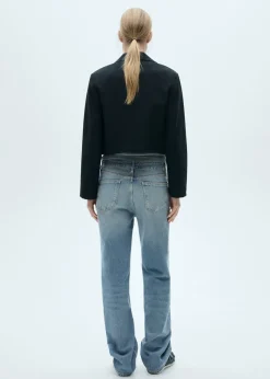 MANGO Dżinsy*Dżinsy z prostymi nogawkami i niskim stanem