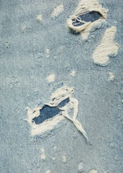 MANGO Dżinsy*Dżinsy z prostymi nogawkami i ozdobnymi rozdarciami