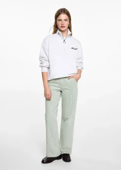 MANGO Dżinsy*Dżinsy z prostymi nogawkami w paski