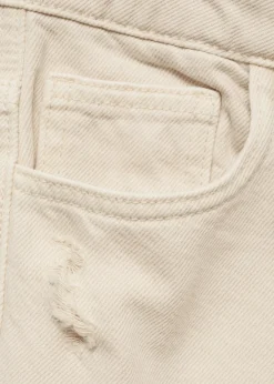 Dzieci MANGO Dżinsy*Dżinsy z prostymi nogawkami i ozdobnymi rozdarciami