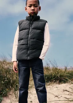 Dzieci MANGO Dżinsy*Dżinsy z prostymi podwijanymi nogawkami