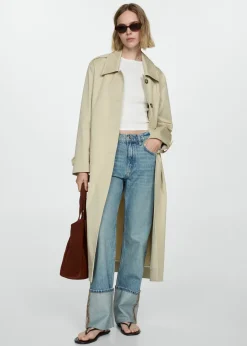 MANGO Dżinsy*Dżinsy z prostymi podwijanymi nogawkami