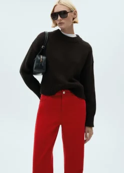 MANGO Dżinsy*Dżinsy z wysokim stanem i prostymi nogawkami