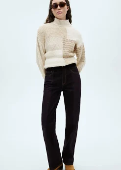 MANGO Dżinsy*Dżinsy z wysokim stanem i prostymi nogawkami