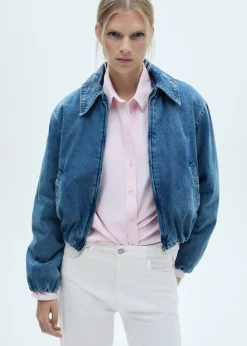 MANGO Dżinsy*Dżinsy ze średnim stanem i prostymi nogawkami