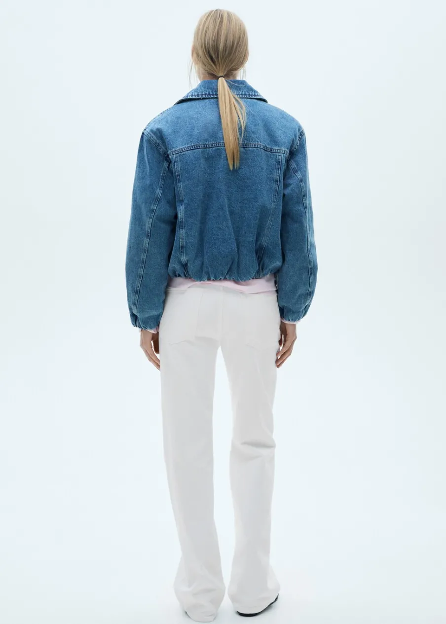 MANGO Dżinsy*Dżinsy ze średnim stanem i prostymi nogawkami