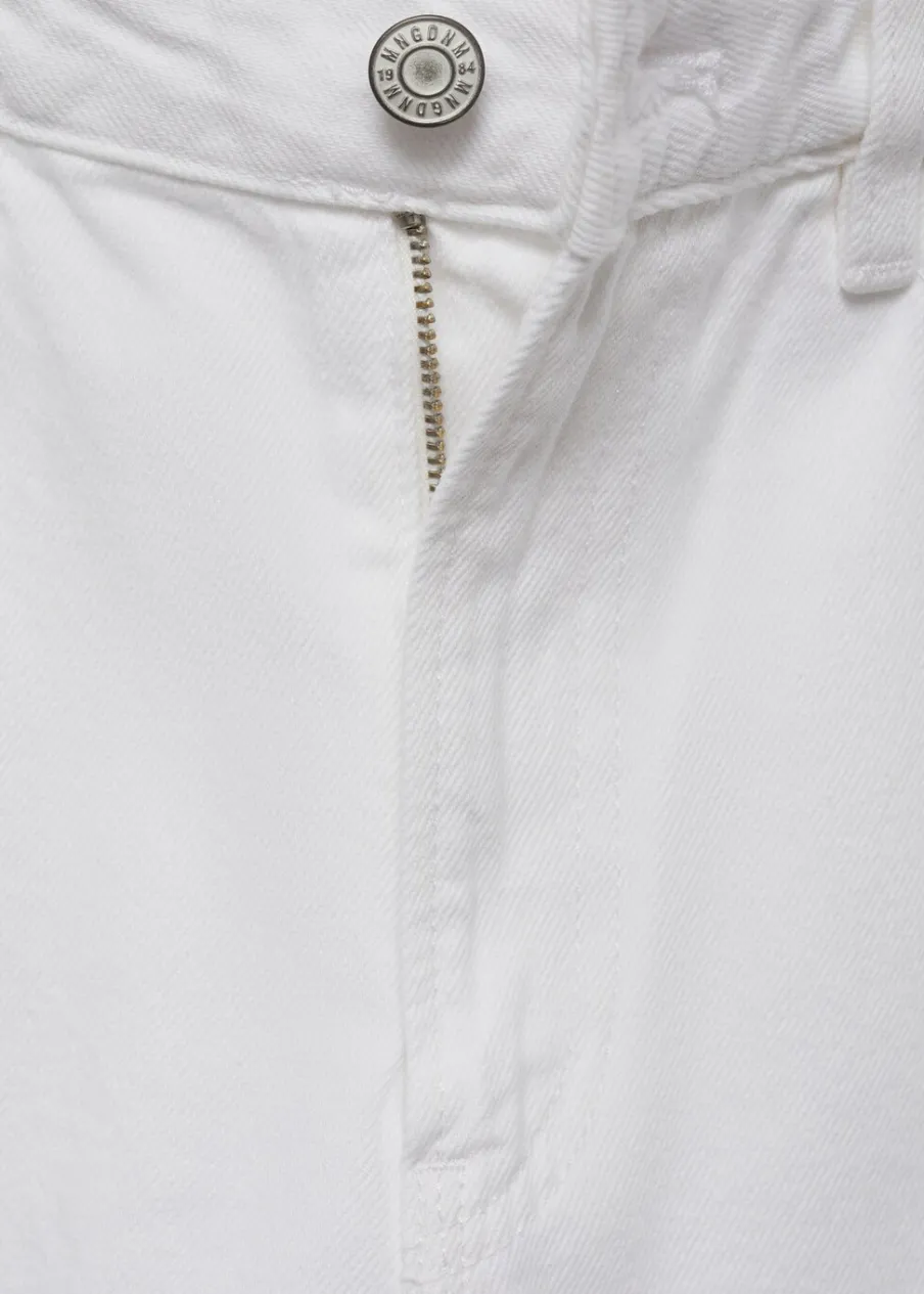 MANGO Dżinsy*Dżinsy ze średnim stanem i prostymi nogawkami