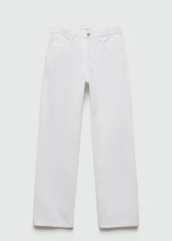 MANGO Dżinsy*Dżinsy ze średnim stanem i prostymi nogawkami