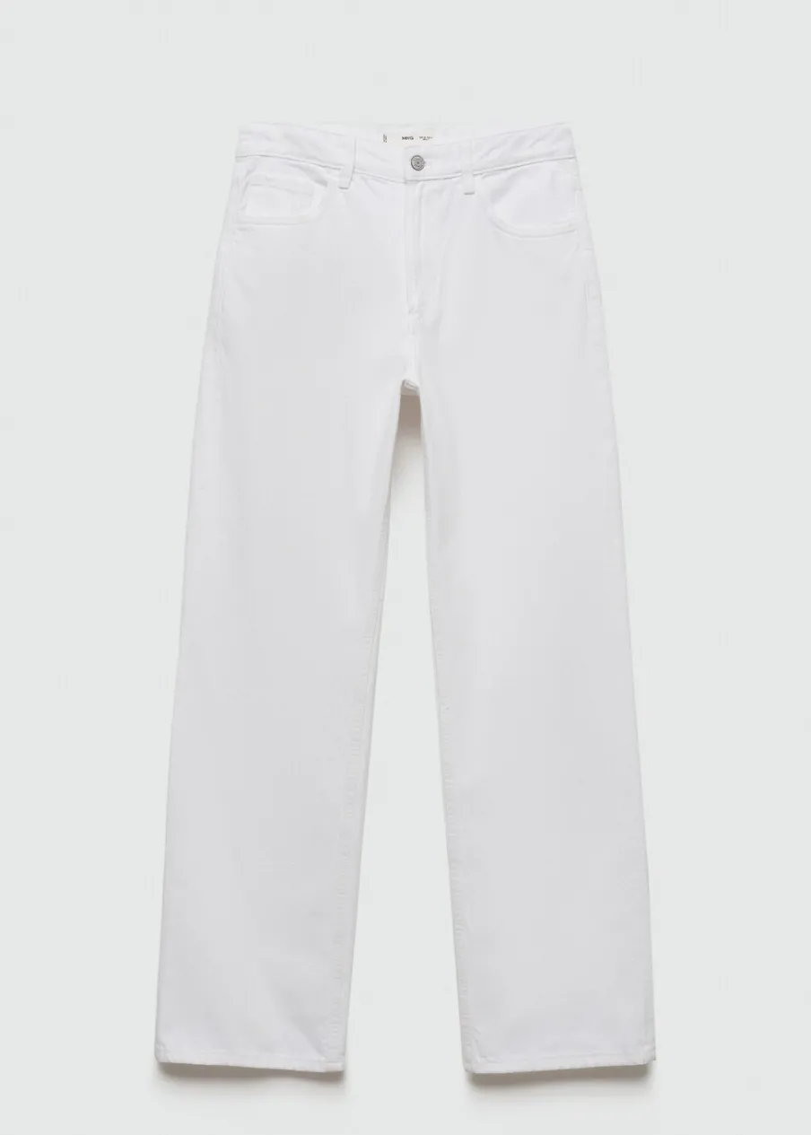 MANGO Dżinsy*Dżinsy ze średnim stanem i prostymi nogawkami