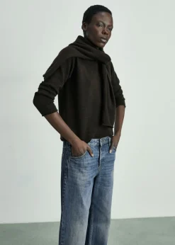 MANGO Dżinsy*Dżinsy ze średnim stanem i prostymi nogawkami