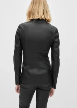 MANGO Kurtki|Skóra*Dopasowana kurtka skórzana z podwójnym suwakiem