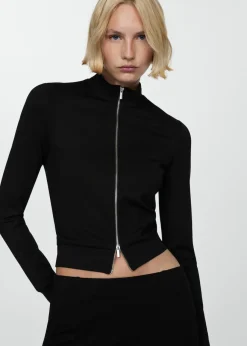 MANGO Kurtki*Dopasowana kurtka z podwójnym suwakiem