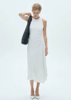 MANGO Sukienki I Kombinezony*Drapowana rozkloszowana sukienka