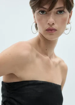 MANGO Sukienki I Kombinezony*Drapowana sukienka bez ramiączek