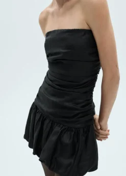 MANGO Sukienki I Kombinezony*Drapowana sukienka bez ramiączek