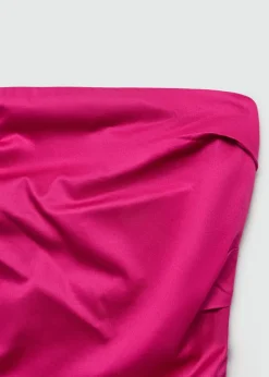 MANGO Sukienki I Kombinezony*Drapowana sukienka bez ramiączek