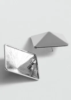 MANGO Biżuteria*Duże kolczyki piramidki