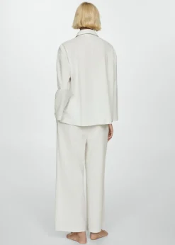 MANGO Piżamy|Piżamy*Długa bawełniana piżama