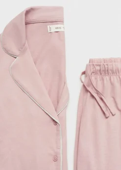 MANGO Piżamy*Długa bawełniana piżama