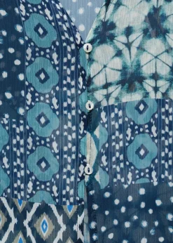 MANGO Kamizelki*Długa kamizelka nadruk