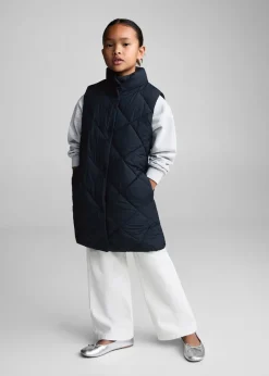 Dzieci MANGO Płaszcze I Kurtki*Długa kamizelka pikowana
