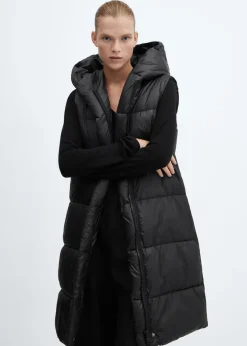 MANGO Płaszcze|Kamizelki*Długa kamizelka pikowana