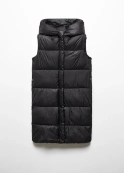 MANGO Płaszcze|Kamizelki*Długa kamizelka pikowana