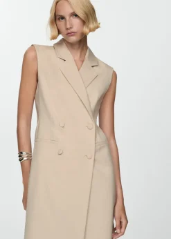 MANGO Kurtki|Marynarki*Długa kamizelka z guzikami