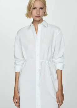 MANGO Koszule I Bluzki*Długa koszula z wiązaniem