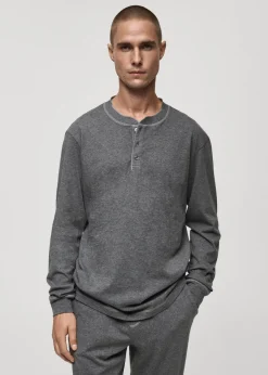 MANGO Piżamy*Długa piżama 100% bawełna