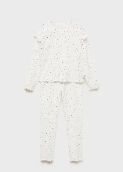 Dzieci MANGO Piżamy*Długa piżama w gwiazdki