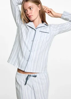 MANGO Piżamy*Długa piżama w paski