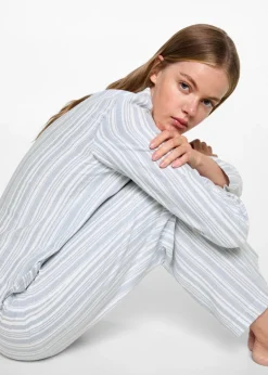 MANGO Piżamy*Długa piżama w paski