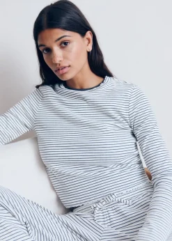 MANGO Piżamy*Długa piżama w paski