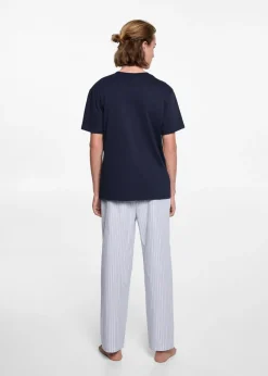 MANGO Piżamy*Długa piżama w paski