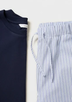 MANGO Piżamy*Długa piżama w paski