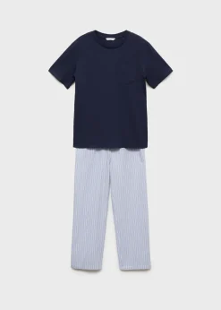 MANGO Piżamy*Długa piżama w paski