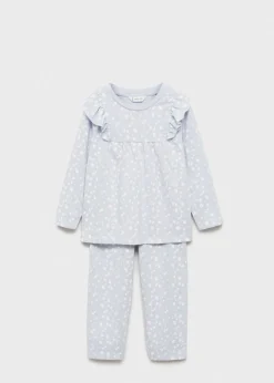 Dzieci MANGO Piżamy*Długa piżama ze wzorem