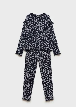 Dzieci MANGO Piżamy*Długa piżama ze wzorem