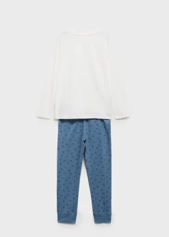 Dzieci MANGO Piżamy*Długa piżama ze wzorem