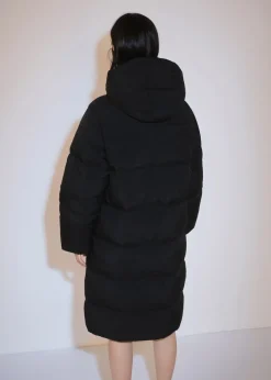 MANGO Płaszcze*Długa pikowana kurtka
