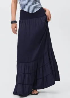 MANGO Spódnice*Długa plisowana spódnica
