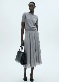 MANGO Spódnice*Długa plisowana spódnica