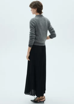 MANGO Spódnice*Długa plisowana spódnica