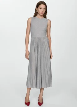 MANGO Sukienki I Kombinezony*Długa plisowana sukienka