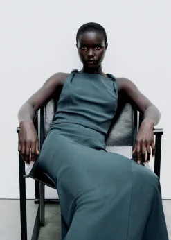 MANGO Sukienki I Kombinezony*Długa rozkloszowana sukienka