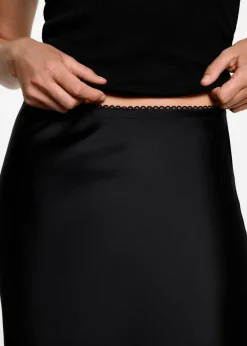 MANGO Spódnice*Długa satynowa spódnica