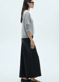 MANGO Spódnice*Długa satynowa spódnica