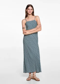 MANGO Sukienki I Kombinezony*Długa sukienka ze wzorem