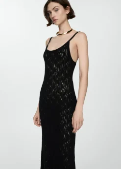 MANGO Sukienki I Kombinezony*Długa szydełkowa sukienka